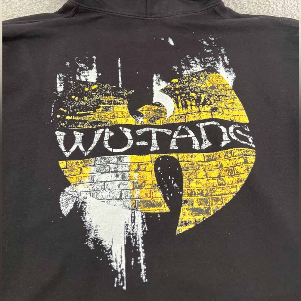 Wu-Tang Spiderman Collab | Protect Ya Neck Lyrics Comic Black Hoodie - Picture 4 of 5